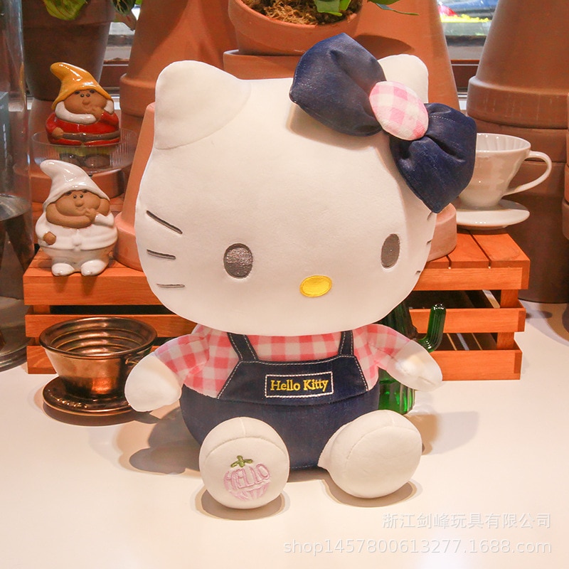 20CM Kawaii Sanriod Anime Hobby Hello Kitty Cute Plush Doll Doll Doll Lunch Break Pillow Birthday 2 - Hello Kitty Plush