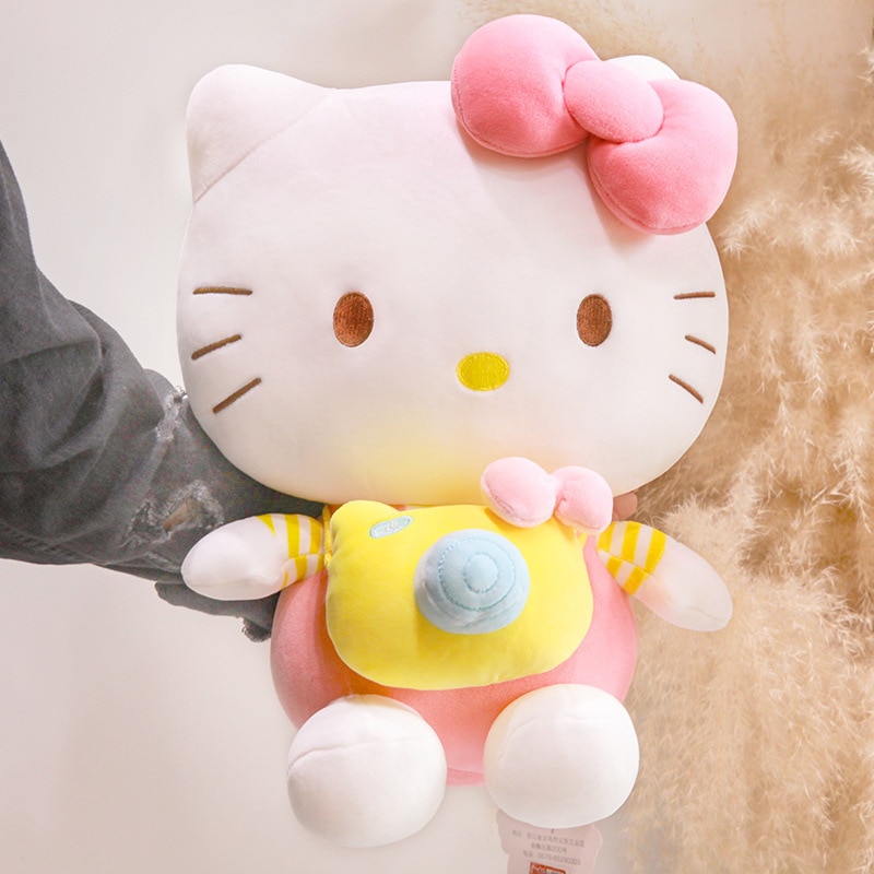 20CM Kawaii Sanriod Anime Hobby Hello Kitty Cute Plush Doll Doll Doll Lunch Break Pillow Birthday 3 - Hello Kitty Plush