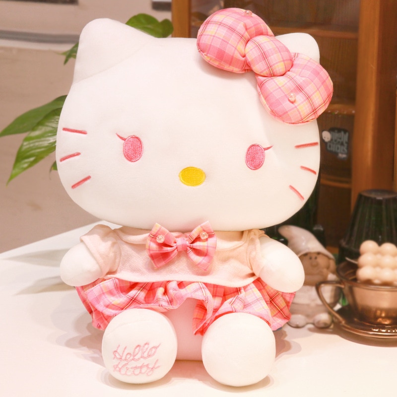 20CM Kawaii Sanriod Anime Hobby Hello Kitty Cute Plush Doll Doll Doll Lunch Break Pillow Birthday 4 - Hello Kitty Plush