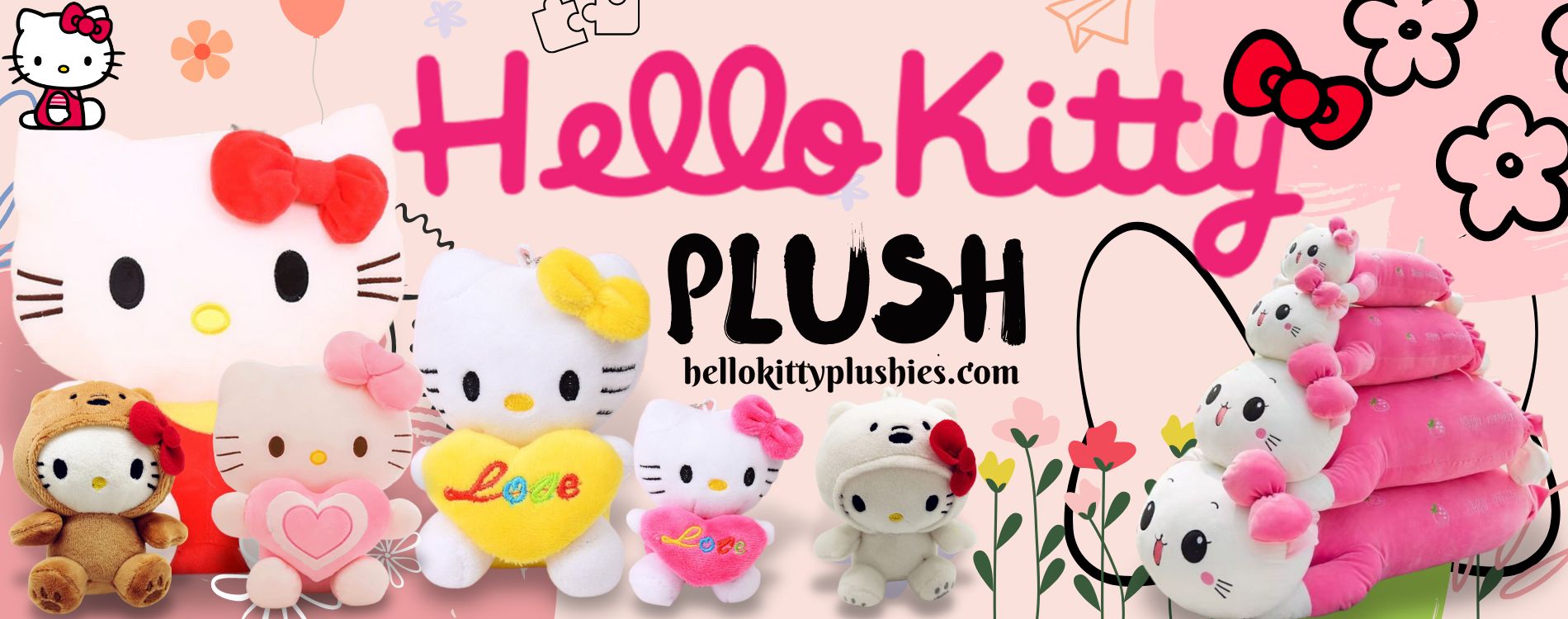 Hello Kitty Plush Banner