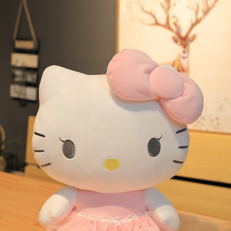 Fashion Hello cute Kittye doll plush toy room sofa decoration kawaii cartoon animal cat holiday gift 3 - Hello Kitty Plush