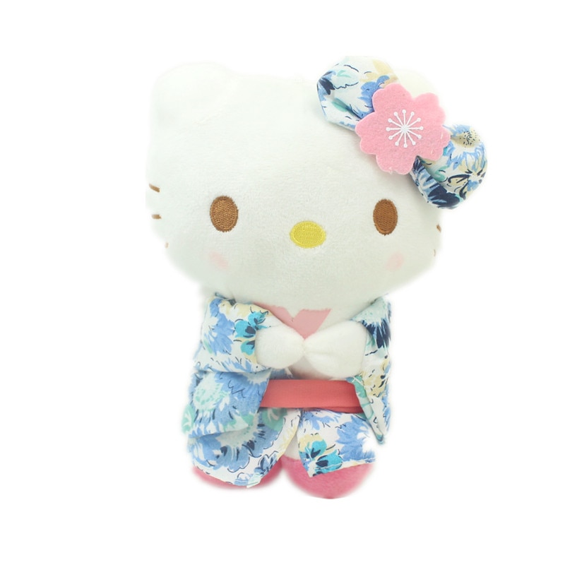 Kawaii Hello Kitty Plush Doll Toys Kimono Dress up KT Plush Doll Toy Doll Hand Made 4 - Hello Kitty Plush