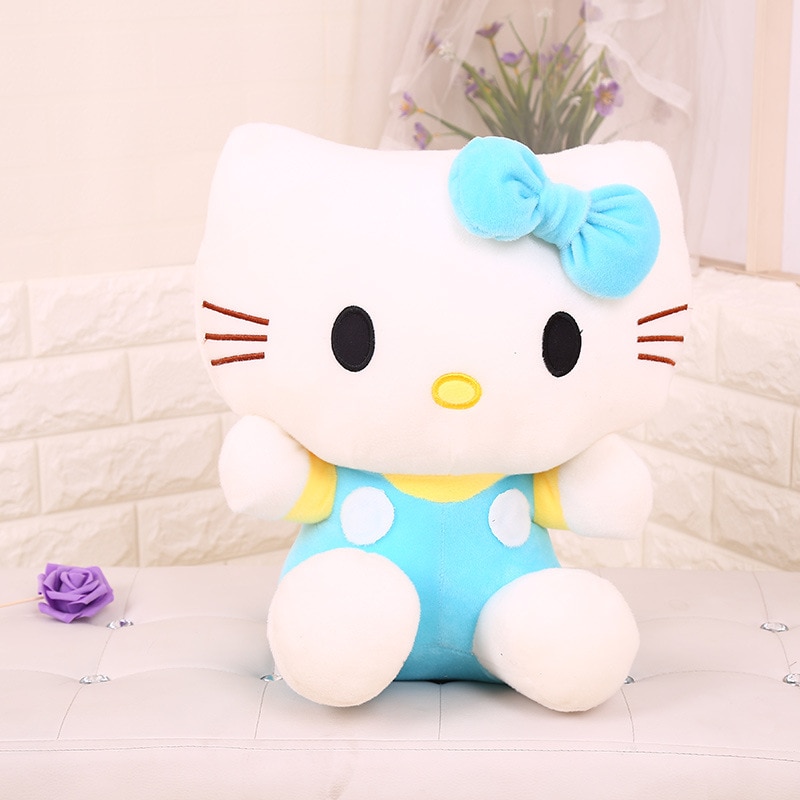 Sanrio Plush 20Cm Hello Kity Room Decor Plushies Kawaii Dolls Cute Stuffed Animal Toy Ragdoll Home 3 - Hello Kitty Plush