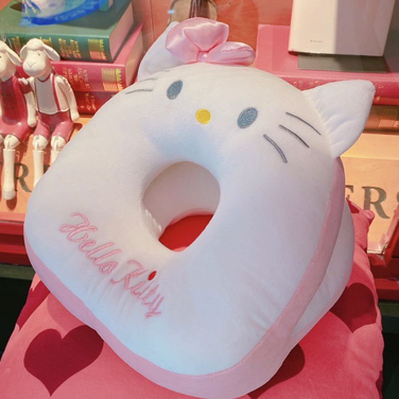 Sanrios Kuromi Cinnamoroll Hellokittys My Melody Anime Cute Cartoon Nap Pillow Girly Heart Soft Office Lying - Hello Kitty Plush