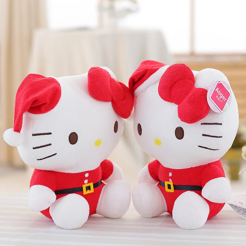 30cm Sanrio Doll Stuffed Toy Cat Doll Hello Kitty Doll Plush Toy Christmas Gift 2 - Hello Kitty Plush