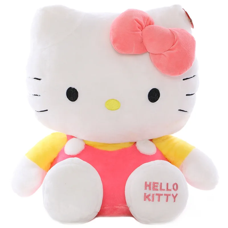 30cm Sanrio Hello Kitty Doll Fruit Strawberry Grape Cat Doll Children Plush Toy Girl Bedroom Decoration 4 - Hello Kitty Plush