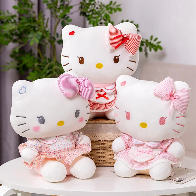 Genuine Sanrio Hello Kitty Doll Plush Toys Girl s Doll Kwaii Hello Kitty Plush Doll Cupid 3 - Hello Kitty Plush