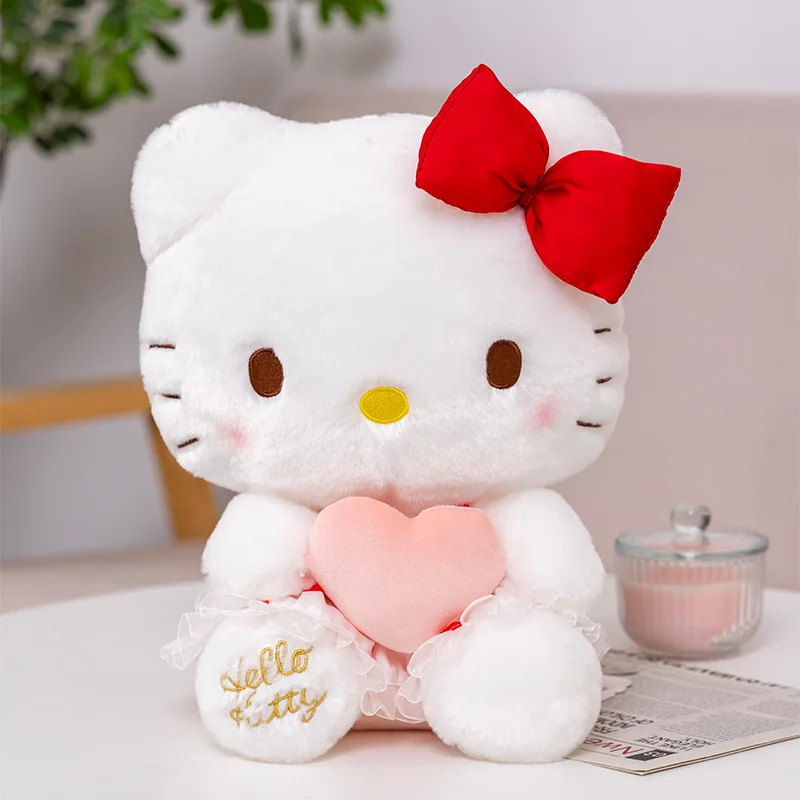 Genuine Sanrio Hello Kitty Doll Plush Toys Girl s Doll Kwaii Hello Kitty Plush Doll Cupid 5 - Hello Kitty Plush