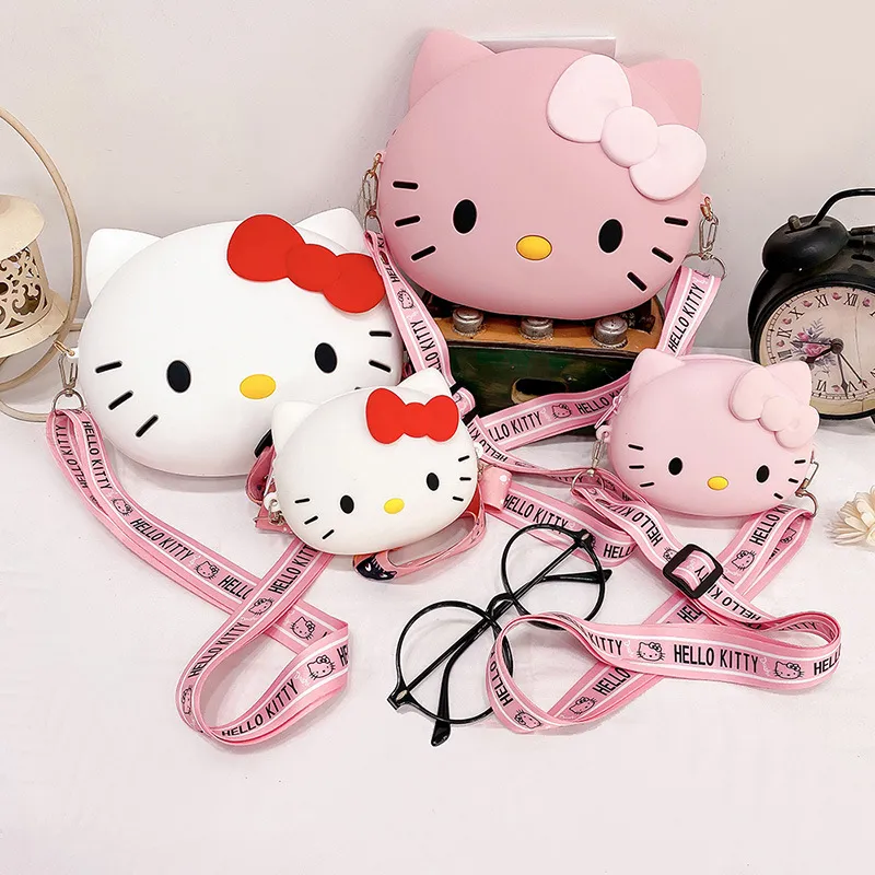 Hello Kitty Crossbody Bag For Women Kawaii Messenger Bag Travel 3d Shoulder Bag Small Purse Phone 1 - Hello Kitty Plush